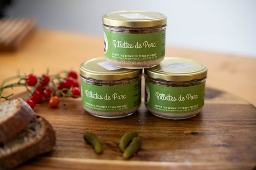 verrine de rillettes de porc